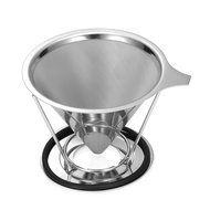 Solefun Pour Over Coffee Filter Cone Coffee Dripper Paperless, Permanent Stainless Steel Ultra Fine Micro Mesh... N3