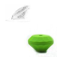 Sher 6 cm creative silicone diamond diamond-shaped ice cube mold ice machine (random colors)