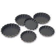 Matfer Bourgeat Steel Exopan Scalloped Quiche / Tart Pan, 4", 12PK 332658