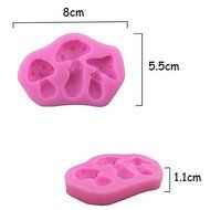 Y&amp;XL&amp;H Mushroom Type Candy Fondant Cake Molds For The Kitchen Baking Molds N2