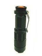 RioRand&reg; 300lm Mini CREE Q5 LED Flashlight Torch Waterproof Adjustable Focus Zoom Light Lamp (With Rechargeable... N2
