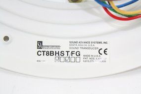 Sound Advance Ct8 Wall And Ceiling Speaker 70 Volt 16 Watt Screw Mount N4