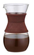 Osaka Pour-Over Drip Brewer, 6 Cup (27 oz) Glass Carafe with Permanent Stainless Steel Filter &quot;Itsukushima&quot; N5