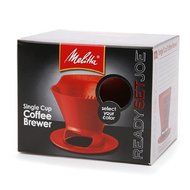 Melitta 64008 2 Pack Single Cup Coffee Brewers, Red N2