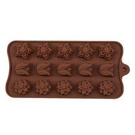 15 Cavity Cute Animal Silicone Chocolate Candy Ice Jelly Soap Molds Moulds Handmade DIY Mold Bear N18