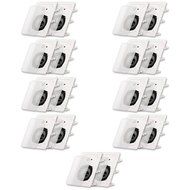 Acoustic Audio CS-IW530 In Wall Speakers 3 Way Home Theater 4500 Watt 9 Pair Pack CS-IW530-9PR