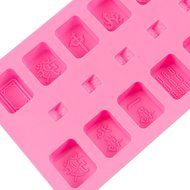 15 Cavity Cute Animal Silicone Chocolate Candy Ice Jelly Soap Molds Moulds Handmade DIY Mold Bear N25