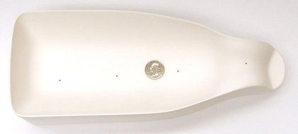 Bottle Slumper Dish With Curved Neck Mold N2
