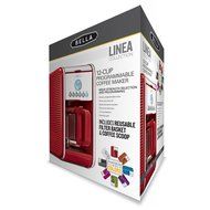 BELLA LINEA Collection 12 Cup Programmable Coffee Maker, Color Red 14108 N7