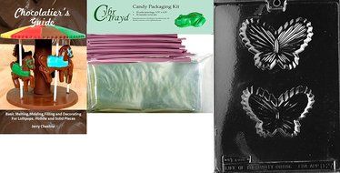 Cybrtrayd D027 Chocolate Candy Mold, Butterfly Candy Dish Dads and Moms