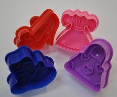 NY CAKE Fashion Set Plunger and Cutter, Set of 4