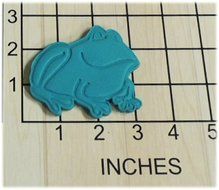 Frog Shaped Cookie Cutter and Stamp #1261 N2