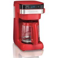 Countertop Hamilton Beach 46301 12-Cup Programmable Coffee Maker - Red