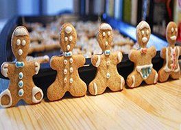 HSE 6 pcsChristmas Cake Tools AL Alloy Gingerbread Men Cake decorating tools biscuit Kitchen fondant Kitchen accessories... N2