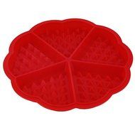 Sher 1 X Heart Shape Waffle Mold Silicone Oven Pan Baking Cookie Cake Muffin Cooking Tools Kitchen Accessories...