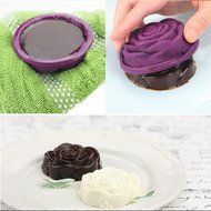 24X Silicone bakeware, pudding handmade soap mold chocolate ice lattice mold, 3CM Cup Cake Muffin Cup N3