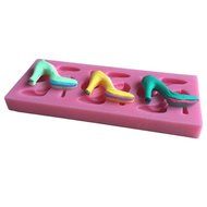 FLY DIY Baking Tools 3D High-Heeled Shoes Shaped Silicone Cake Mold,Pink N6