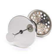 French Press 9 cup Coffee Press Maker (36 Oz) with Thick Professional Grade All Glass Body and Handle, Zinc Lid... N5