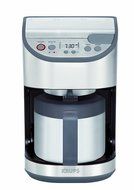 KRUPS KT611 Precision Programmable Thermal Carafe Coffee Maker Machine with Stainless Steel Housing, 10-Cup, Silver N2