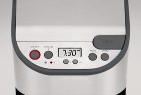 KRUPS KT611 Precision Programmable Thermal Carafe Coffee Maker Machine with Stainless Steel Housing, 10-Cup, Silver N3