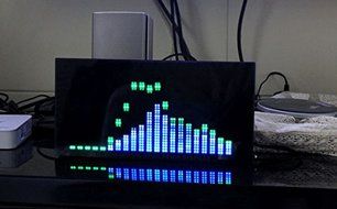 Full color music spectrum display, AGC automatic control. combination of 64 kinds of various sizes, stunning display... N5