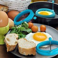 Nonstick Egg Rings,4 Pcs Silicone Fried Egg Mold, Creative Fried Egg Pancake Mold N2