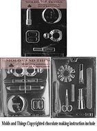 Cosmetics Chocolate Candy Mold, Make up kit chocolate candy mold, Manicure kit Chocolate candy mold,Fashion Chocolate...