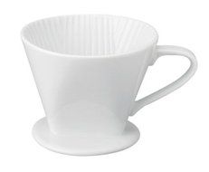 MoYo Natural Labs Plastic CoffeeMaker Filter Cone One Cup Brewer White