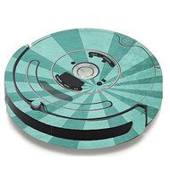 Skin Decal Vinyl Wrap For IRobot Roomba 650 655 Vacuum / Blue Rays
