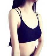 Underwear, PHOTNO Women Crop Tops Strap Vest Cut Out Shirt Beach Tank N6