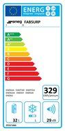 Smeg FAB5URP 16" Compact 50's Retro Style Mini Refrigerator with 1.5 cu. ft. Capacity, Absorption Cooling, Automatic...