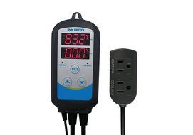 Inkbird Programmable Outlet Thermostat 1200W 100~240V AC Pre-wired Digital Dual Stage Temperature and Time Controller N4