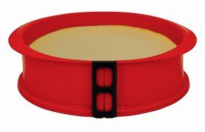 Silicone 9" Inch Springform Pan Glass Base Non-Stick Cooking Bake Cheese Cakes