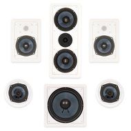 Blue Octave BHT525 In Wall and In Ceiling 5.1 Home Theater Surround Sound Speaker Set