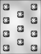 CK Products 1-1/8-Inch Square Gift Package with Bow Chocolate Mold