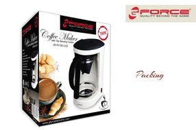 GForce GF-P1718-1153. 8 Cup Coffee Maker with Tea Brewing Function N3