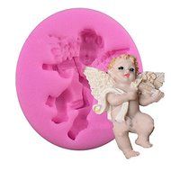Y&amp;XL&amp;H Angel / Violin Type Candy Fondant Cake Molds For The Kitchen Baking Molds N2