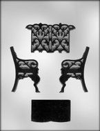 CK Products 3-D Garden Bench Chocolate Mold