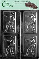 Cybrtrayd S016 Karate Chocolate Candy Mold with Exclusive Cybrtrayd Copyrighted Chocolate Molding Instructions