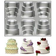 Wilton 6-Cavity Mini-Tiered Cake Pan