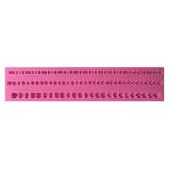 FLY Round Beads Neckless Silicone Fondant Cake Mold For Cake Decorating Baking Mould,Pink N5