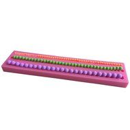 FLY Round Beads Neckless Silicone Fondant Cake Mold For Cake Decorating Baking Mould,Pink N6