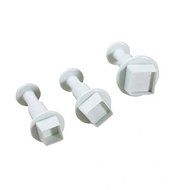 TXIN Fashion Useful Square Shape Mold Cutter Fondant Cake Decorating Tool Cookie Sugar Craft 3PCS N2
