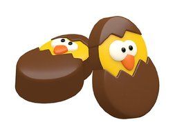 SpinningLeaf Easter Chick Sandwich Cookie Mold