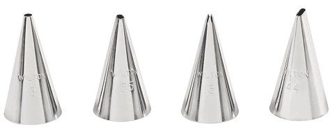 Wilton 418-4566 4-Piece Writing Tip Set N2