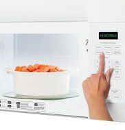 GE JVM6172DFWW 1.7 Cu. Ft. White Over-the-Range Microwave N3