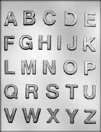 CK Products 1-Inch Alphabet Chocolate Mold