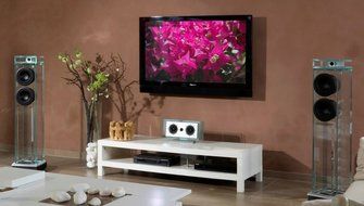 Waterfall Audio "Elora Center" Elora Glass and Aluminum Center Channel Speaker N2