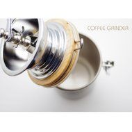 Stainless Steel Manual Coffee Mill Grinder, 12oz N3