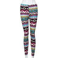 PHOTNO Fashion Women Lady Elasticity Skinny Tribal Printed Stretchy Pants Leggings N13